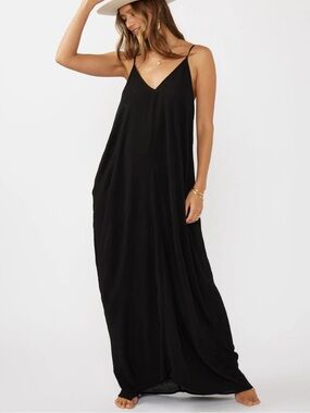 lovestitch Black Spaghetti Strap Dress
